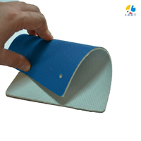 Tapis de terrain de pickleball en PVC avec revêtement acrylique, déplaçable, 44x20 pieds, surface sportive portable, assemblage rapide, directement de l'usine