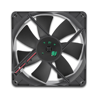 Kipas angin komputer Dc mendukung OEM & ODM, kipas angin mikro aliran aksial diam 120mm Bldc 12v 24v 36v