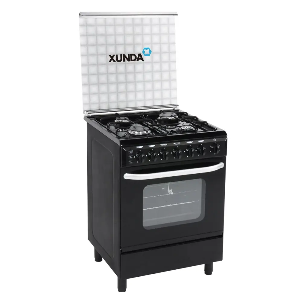 Xunda Home Appliance Kitchen 60x60 Gás de Cozinha Fogão a Gás 4 Queimadores Com Pizza Forno Multi-função