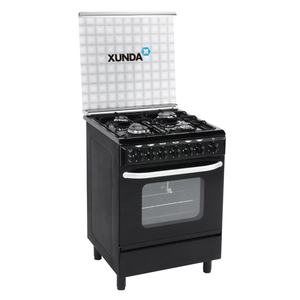 Xunda appareil ménager cuisine 60x60 cuisson gaz 4 brûleurs cuisinière à gaz avec <span class=keywords><strong>four</strong></span> multifonction <span class=keywords><strong>Pizza</strong></span> - Product Image 1