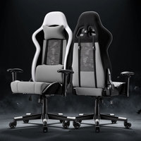 Chaise de bureau ergonomique en gros 90 °   à 155 °   Fauteuil de jeu inclinable Silla Gaming avec accoudoirs 2D, support lombaire et appui-tête
