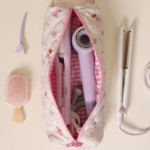 बाल उपकरण यात्रा बैग महिलाओं को सीधे बालों के लिए आवश्यक भंडारण थैली यात्रा आवश्यक भंडारण पाउच - Product Image 6