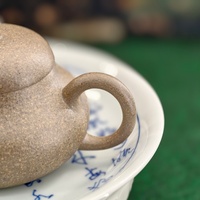Théière en argile Yixing Qing-Jiangpo Jun De, faite à la main en argile Zisha, cuite à haute température, certifiée REACH, de qualité alimentaire, classique pour le thé