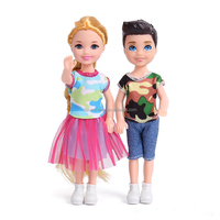 Muñeca Pequeña de 14.5cm con Ropa para Niños y Niñas, Combinación Libre, Venta al Por Mayor