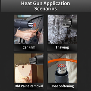 2000W Hot air gun for home and commercial use in car film application Hot air gun industrial electric <b>heater</b> - Product Image 3