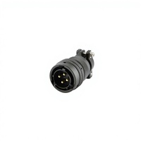 Connecteur aérospatial étanche série MIL-DTL-26482 MS3116F14-4P, mâle, en cuivre, à montage sur câble, 4 broches, à souder, IP67