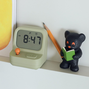 Réveil multifonction créatif pour étudiants, silencieux, avec compte à rebours positif, veilleuse lumineuse et fonction snooze pour enfants - Product Image 2