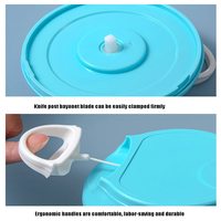 Hoge kwaliteit mini handmatige keukenvoedselsnijder multifunctionele groente aardappel knoflook vlees pull chopper mixer plastic stalen gereedschap