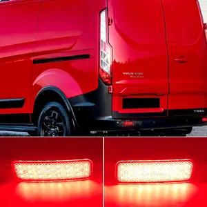 Светодиодный отражатель заднего бампера для Ford Transit Van Custom Connect Tourneo 2013 задний тормозной Стоп-сигнал