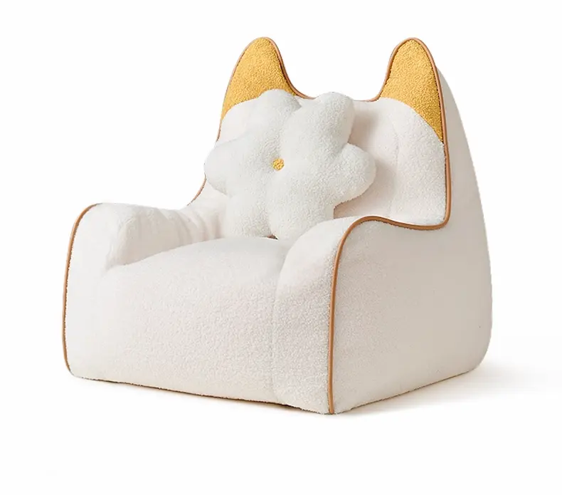 豊富な家具豆袋ソファソファシングルソファ枕猫形素敵な椅子