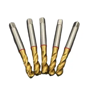Grifos de rosca de tornillo de flauta espiral HSSE/JIS/ISO, herramienta de rosca, grifos de rosca HSS