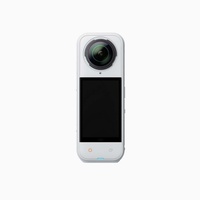 Caméra d'action Inst360 X5 360° avec suivi du visage, 30fps, grand angle sport, 4K, lentilles interchangeables, triple puce IA, vidéo étanche supérieure