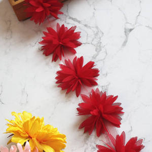 Chất Lượng Cao Sản Phẩm Voan Hoa Ren Ribbon Của Phụ Nữ Wedding Dress Decal Nhân Tạo Hoa Cho Trang Trí Váy Xf23 12Fower - Product Image 6