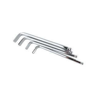 Hex Key L-Shaped 1.5mm Metric Chrome Vanadium Steel Industrial Grade Matte Finish Extended Ball Head - Product Image 3