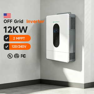 Sistema de Almacenamiento de Energía Solar Híbrido Todo en Uno Geandtech Power de 12KW, 380V-400V 120V 240V Bifásico, GES48120M250-500XP de Alta Potencia - Product Image 1