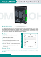 Contrôleur de mouvement CNC HONGBAODA DM860H, pilote numérique pour moteur pas à pas NEMA 34, DSP 32 bits anti-résonance, double entrée AC/DC (24-110V)
