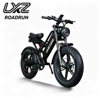 ROADRUN 2026 Moto électrique sportive populaire pour adultes, moteur 48V 500W puissant, autonomie de 150 km