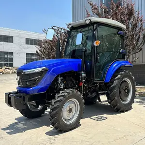 New 4x4 Mini Tractors With Front End Loader Small Wheel Tractors For Farm Home Use With Engine Motor