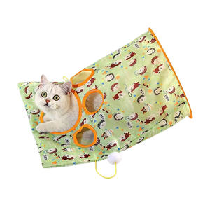 Jouets pour animaux de compagnie chat dessin animé chat diamant sac chat Tunnel voix papier sac <span class=keywords><strong>jeu</strong></span> interactif fournitures pour animaux de compagnie en gros - Product Image 6