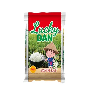 25kg 50kg agricultural seed packaging transparent laminated rice bag pp woven wheat grain sugar sack