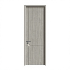 Puerta Interior Moderna Minimalista de MDF con Acabado Polimérico, Puerta de Dormitorio con Aislamiento Acústico y Apertura Manual - Product Image 1