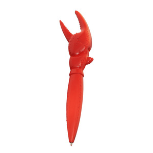 Stylo bille en plastique 1,0 mm, encre noire, <span class=keywords><strong>facile</strong></span> à recharger et à remplacer, design griffe de homard de dessin animé - Product Image 4