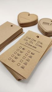 Custom Luxury Embossed UV & Black Foil-Stamped Kraft <b>Paper</b> Clothing Hang Tags (Double-Sided Printing with Logo) - Product Image 5