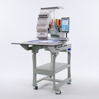 Machine à broder industrielle à tête unique JCS-T1201 pour usage domestique, expédiée d'usine, machine à coudre informatisée