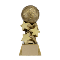 Trophée de tournoi de basketball personnalisé en résine avec plaque nominative Weivista