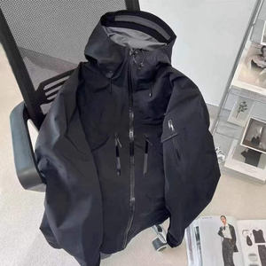 Veste à capuche légère pour homme Ayc <span class=keywords><strong>Alpha</strong></span> <span class=keywords><strong>SV</strong></span> Beat Lt de qualité originale, imperméable, réversible, patchwork, style stand - Product Image 4