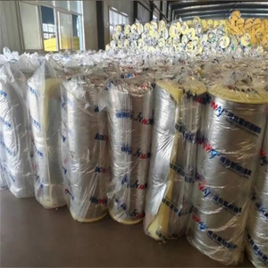 Rollos de lana de vidrio de 100 mm de grosor, absorbentes del sonido y aislantes del calor para construcción de paredes, uso interior y exterior - Product Image 1