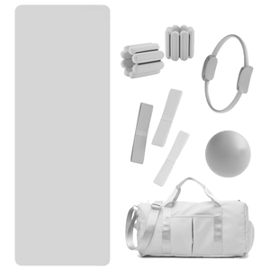 Kit Esencial de Pilates Personalizado con Anillo de Pilates, Tapete de Yoga, Pelota de Pilates, Pesa de Tobillo de Silicona, Calcetines, Banda de Resistencia y Banda Circular - Product Image 3