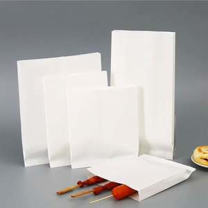 Disposable Recyclable Customizable Flexography LOGO Fried Chicken and Chips Cookie Paper <b>Bag</b> - Product Image 2