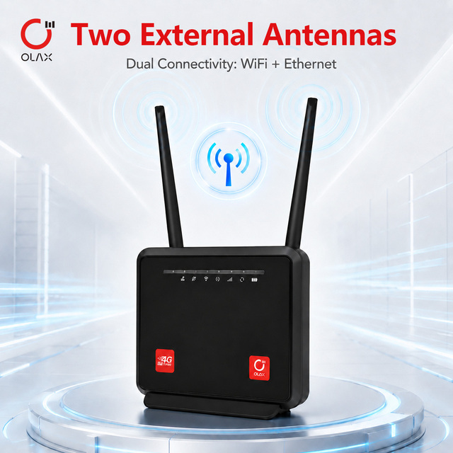 OLAX MC60 Unlocked Mobile Hotspot VPN 4G Wireless Router 4 X RJ45 Wifi Modem 4g Wifi Router with Sim Card Slot