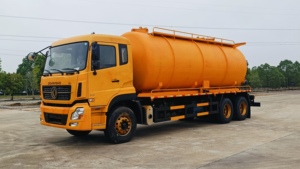 <span class=keywords><strong>รถ</strong></span>บรรทุกดูดสิ่งปฏิกูลแบบดูดสูญญากาศ ดองเฟิง 6*4 22 ลูกบาศก์เมตร เกียร์ธรรมดา เครื่องยนต์ดีเซล พร้อมถังเก็บน้ำเสียและปั๊มฉีดน้ำแรงดันสูง - Product Image 2
