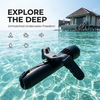 Fournisseur Vérifié : Scooter Sous-Marin Cylindrique Hydrodynamique TwinGrip, Propulseur Submersible pour Yacht