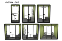 Cabine insonorisée pour bureau, espace de travail, réduction du bruit, cabine silencieuse, studio d'enregistrement à domicile, salle de réunion, cabine acoustique pour grande taille