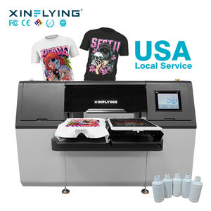 Impresora DTG de Cama Plana de Doble Estación, Comercial, 4 Cabezales, I3200, Impresora de Prendas DTG - Product Image 1