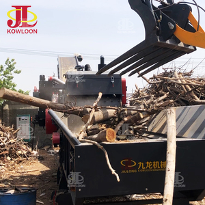 15 tonnes par heure Machine robuste de grande capacité pour la sylviculture Déchiqueteuse de branches d'arbres - Product Image 6