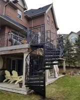 Pas cher prix poutre en acier inoxydable escalier rond intérieur pour la conception d'escalier en colimaçon en bois