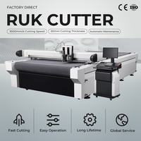 RUK F1 PLUS Traceur de découpe à lame oscillante avec caméra CCD haute précision pour carton KT, carton et autocollants, pour la production d'affichages POP