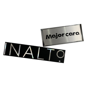 Dimensioni personalizzate 200x300MM targhette in alluminio inossidabile anodizzato a doppio colore gamma 3.0MM-0.5MM per attrezzature in metallo - Product Image 1