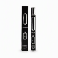 Coffret Cadeau Eau de Parfum pour Couples, Flacon en Verre Noir Jet, pour Bal de Promo, Pique-nique, Croisière, Remise de Diplôme, Parfum à Traces Tenaces