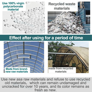 Hojas planas de policarbonato y láminas de plástico para techos, así como estructura para techo de policarbonato - Product Image 3