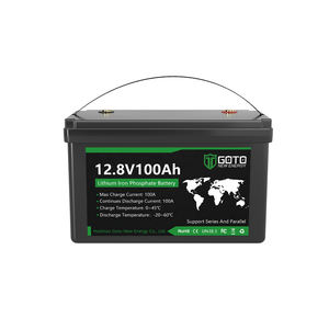 12,8 В 100 ах литий-железо-фосфатная батарея с серийной и параллельной системой для хранения солнечной энергии морской трехколесный велосипед Гольф-кар - Product Image 2