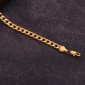 Collar de Cadena Cubana de 6mm con Perlas, Estilo Bohemio, Chapado en Oro de Imitación de 18K, 16-32 Pulgadas, Regalo de Boda - Product Image 5