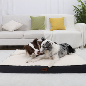 Cubierta lavable personalizada Oem Rectángulo Cama para mascotas Etiqueta privada personalizada Cama para perros medianos - Product Image 1