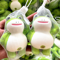 Jouet grenouille Salute Artifact à ressort lent, mignon, à presser, en PU, pour jeunes, populaire sur internet, amusant à pincer pour garçons et filles
