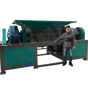 Crinkle Paper Pvc Crusher Full Automatic Copper Wire Industrial Shredder For Sale