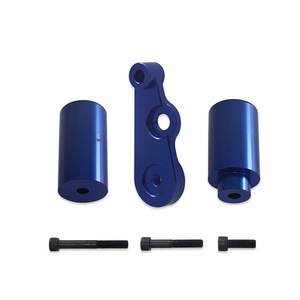 Protector de parachoques de aluminio para motocicleta, color rojo, para Suzuki GSX-R600 GSX-R750 06-09, Protector de marco inferior - Product Image 4